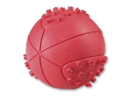Hračka TOMMI guma - pískací míček červený 6cm (DOPRODEJ)