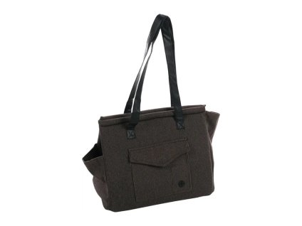 Taška FLAMINGO Giovanni hnědá 45x23x33cm (do max. 6kg)