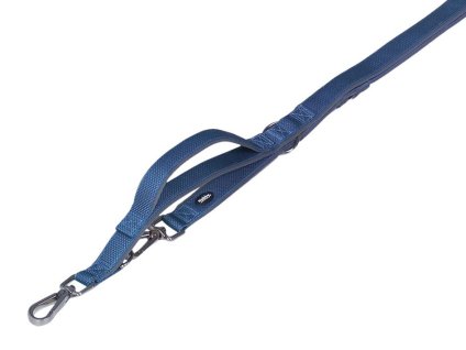 Vodítko NOBBY Classic Preno Royal neoprenové modré (L-XL) 200cm (DOPRODEJ)
