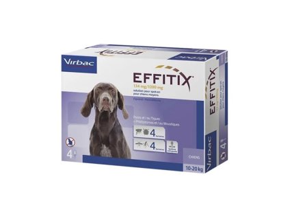 VIRBAC Effitix Spot-on (M) 4x2,2ml (pro psy 10-20kg)