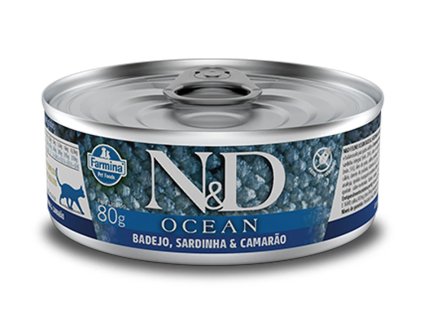 Konzerva N&D Cat Ocean Adult Tuna, Sardine & Shrimps 70g