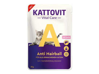 Kapsička KATTOVIT Vital Care Anti Hairball 85g