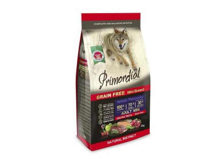 PRIMORDIAL Grain Free Adult Mini Trout & Duck 6kg