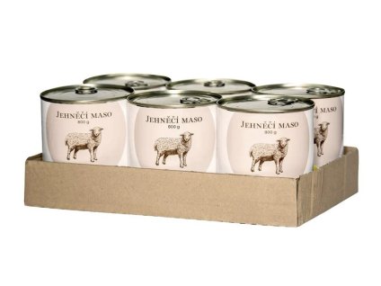 Konzerva BOHEMIA jehněčí maso ve vlastní šťávě 6x800g (multipack)