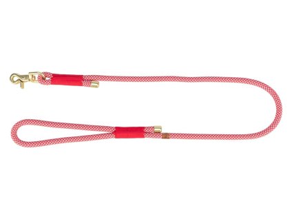 Vodítko TRIXIE Soft Rope kulaté červená/krémová (S-XL) 1x100cm