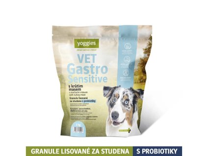 YOGGIES VET Gastro Sensitive s krůtím masem 2kg