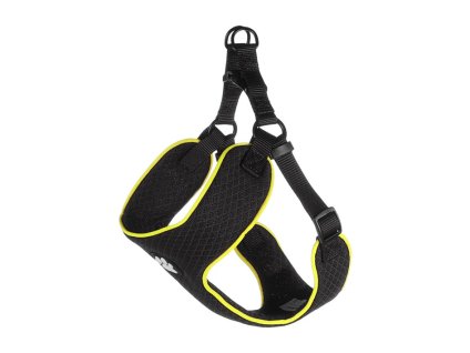 Postroj FLAMINGO Tasha Step & Go černý (S) 46x55-65x1,2cm