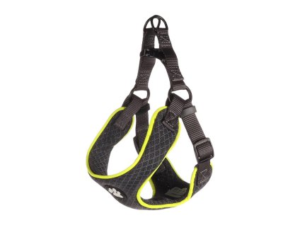 Postroj FLAMINGO Tasha Step & Go šedý (XS) 45x45-50x1,2cm