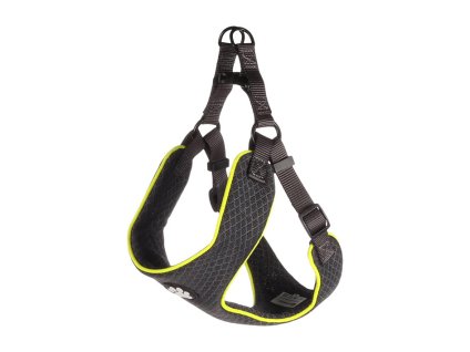 Postroj FLAMINGO Tasha Step & Go šedý (S) 46x55-65x1,2cm