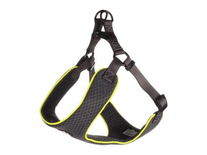 Postroj FLAMINGO Tasha Step & Go šedý (M) 53x65-75x2cm