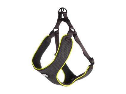 Postroj FLAMINGO Tasha Step & Go šedý (L) 58x75-95x2cm