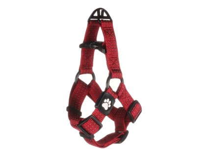 Postroj FLAMINGO Zorba červený (S) 40-45x2,5cm