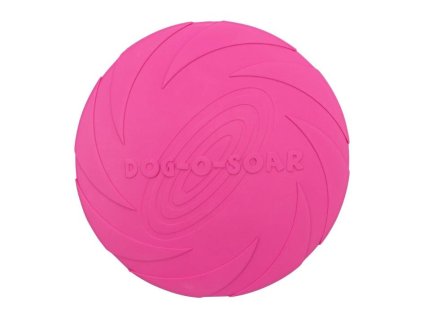 Hračka TRIXIE guma - frisbee plavací růžový 24cm