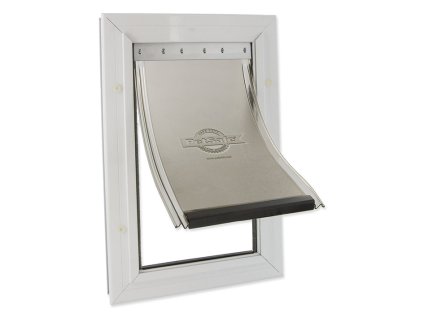 Hliníková dvířka PETSAFE Aluminium 660 bílá (velikost: 639x417mm, výřez: 642x366mm)