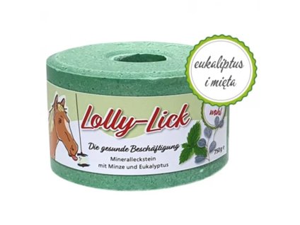 S.I.N. HELLAS Lolly-Lick zdravé lízátko pro koně příchuť máta a eukalyptus 750g (DOPRODEJ)