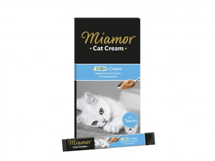 MIAMOR Cat Snack Junior-Cream - krém pro koťata 6x15g