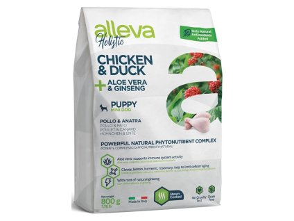 ALLEVA Holistic Puppy & Junior Mini Chicken 800g