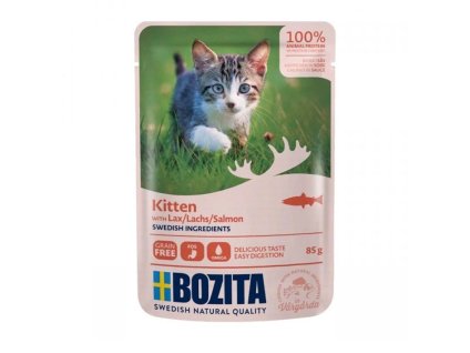 Kapsička BOZITA Cat Kitten losos v omáčce 85g