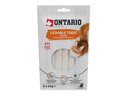 ONTARIO lízací pochoutka kuřecí 5x14g