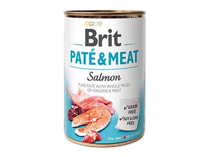 Konzerva BRIT Paté & Meat Salmon 400g
