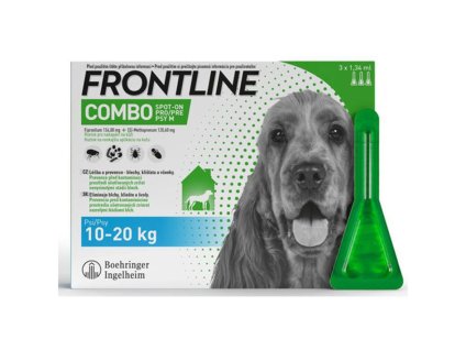 FRONTLINE Combo spot-on dog M a.u.v. sol 3x1,34ml (10-20kg)