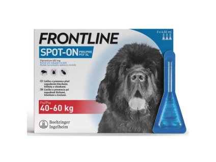 FRONTLINE spot-on dog XL a.u.v. sol 3x4,02ml (40-60kg)