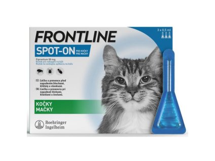 FRONTLINE spot-on cat a.u.v. sol 3x0,5 ml