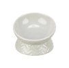 Keramická miska TRIXIE vyvýšená ergonomická světle šedá 13cm (150ml) (DOPRODEJ)