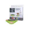 Hlavolam EAT SLOW LIVE LONGER Triangle 25x19cm