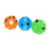 Hračka FLAMINGO guma TPR - Trappa míč na pamlsky 6,8cm (MIX BAREV)