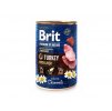 Konzerva BRIT Premium by Nature Turkey & Liver 400g