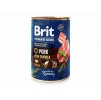 Konzerva BRIT Premium by Nature Pork & Trachea 400g