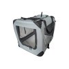 Nylonová přepravka AK FOR PETS Dogcrate šedá 90x61x65