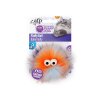 Hračka pro kočky AFP - Furry Ball chlupatý míček se šantou 9,5cm (DOPRODEJ)