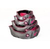 Pelech KIWI WALKER Running Kiwi Oval Bed Pink/Grey (L) 55x55x20cm