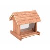 Krmítko pro venkovní ptactvo FLAMINGO Ludvig z cedrového dřeva 20,5x16x19cm