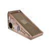 Škrabadlo FLAMINGO kartonové s myší a catnipem 50x21x32cm