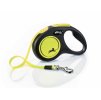 Vodítko FLEXI New Neon (S) pásek žluté (5m, do 15kg)