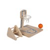 Hračka pro ptáky FLAMINGO - basketbalové hřiště s míčem 20x20x20cm