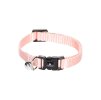 Obojek pro kočky FLAMINGO Ziggi růžový 20-35x1cm (s rolničkou)