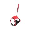 Postroj se samonavíjecím vodítkem ZOLUX Easy Ride červený (S)