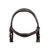Uzdečka EQUESTRO anatomická s anglickým nánosníkem tmavě hnědá FULL