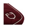Všestranná podsedlová dečka EQUESTRO Cotton Logo burgundy VS FULL