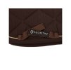 Všestranná podsedlová dečka EQUESTRO Cotton Logo brown VS FULL