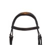 Uzdečka ACAVALLO Guernica s anglickým nánosníkem tmavě hnědá FULL