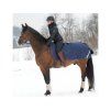 Nepromokavá bederní deka BUCAS navy/silver 135cm (DOPRODEJ)