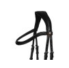 Uzdečka EQUESTRO Comfitec s anatomickým nánosníkem černá COB