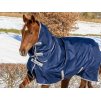 Výběhová deka BUCAS Freedom s krkem 300g/150g navy 140cm