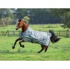 Výběhová deka BUCAS Power Turnout Light High Neck silver 120cm