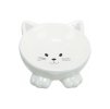 Keramická miska TRIXIE ergonomická vyvýšená tvar kočka 14cm (150ml) (MIX BAREV)